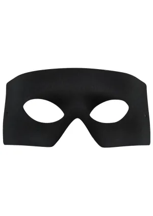D'Artagnan Classic Black Adults Masquerade Mask