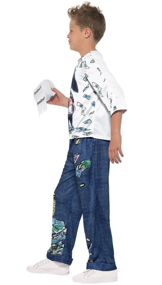 David Walliams Deluxe Billionaire Boy Kids Book Week Costume