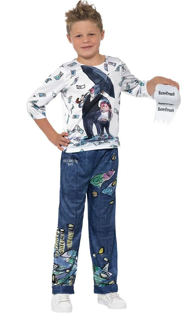 David Walliams Deluxe Billionaire Boy Kids Book Week Costume