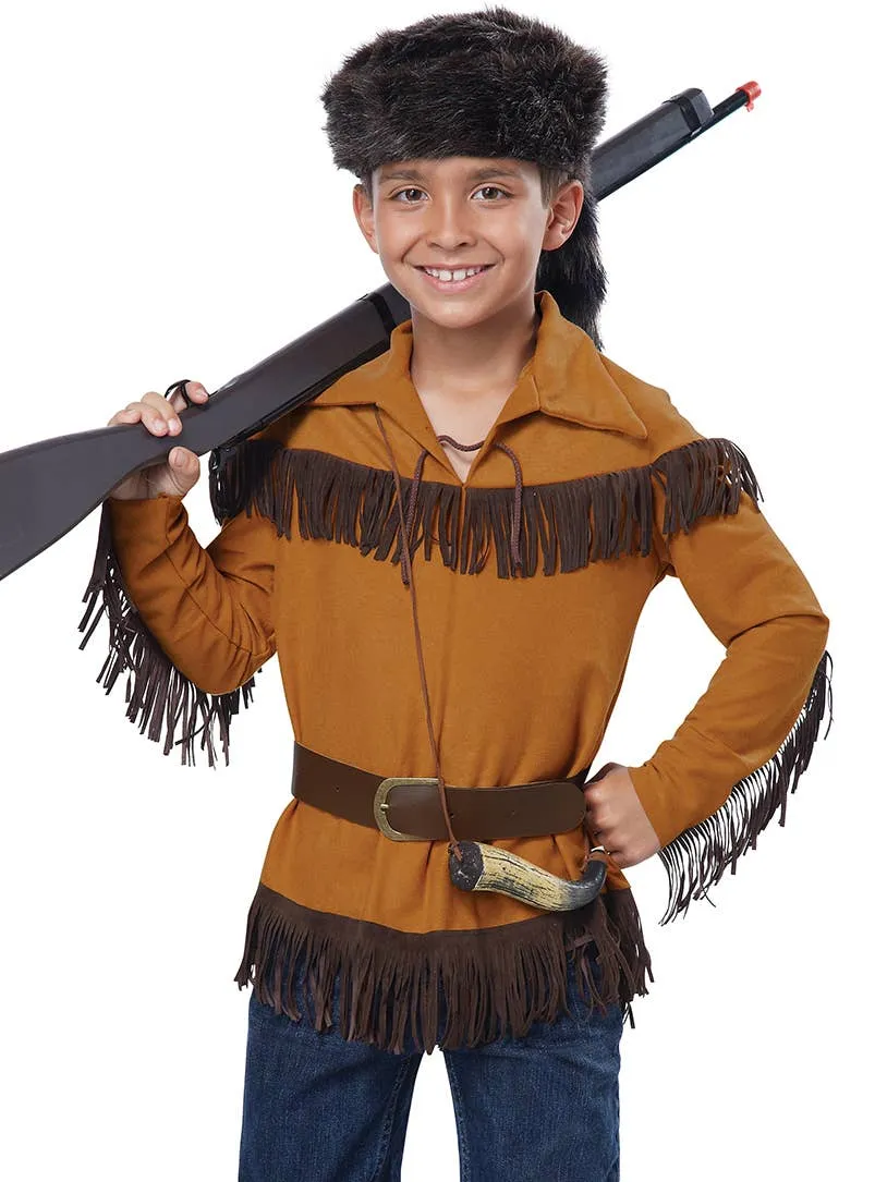 Davy Crockett Boys Fancy Dress Costume