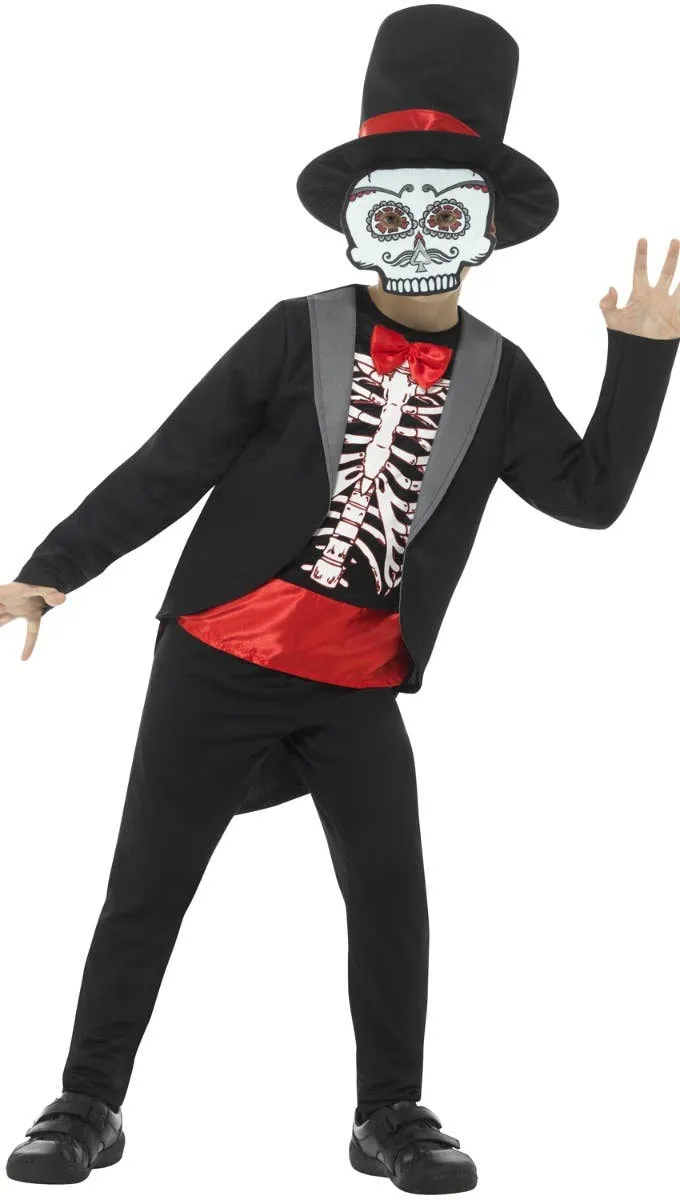 Day Of The Dead Boys Halloween Costume