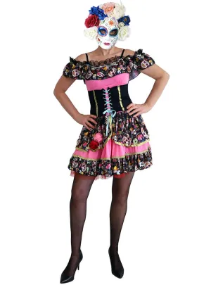 Day of the Dead Cutie Womens Costume