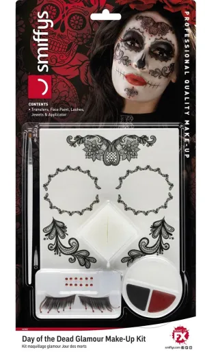 Day of the Dead Diva Womens Makeup Kit