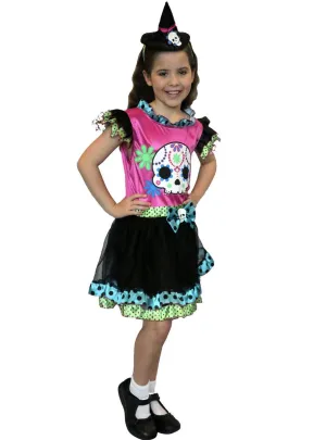 Day of the Dead Girls Sugar Skull Halloween Costume