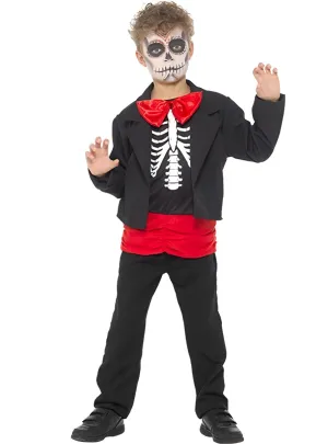 Day Of The Dead Senor Boys Halloween Costume