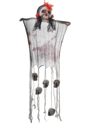Day of the Dead Senorita Hanging Halloween Decoration