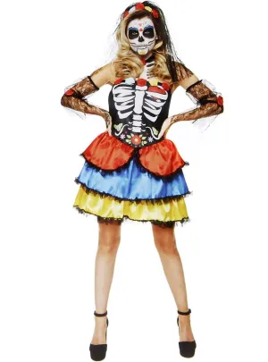 Day Of The Dead Senorita Womens Costume