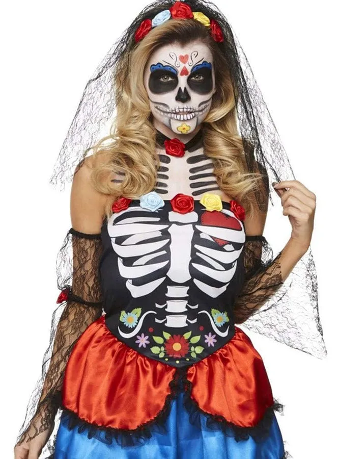 Day Of The Dead Senorita Womens Costume