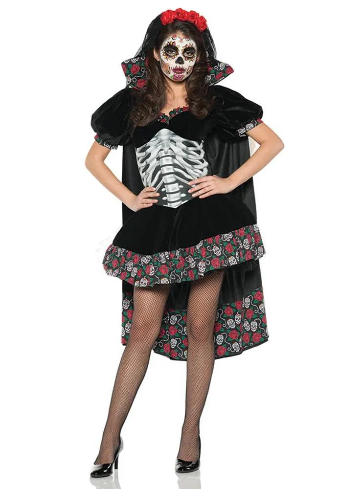 Day of The Dead Senorita Womens Costume