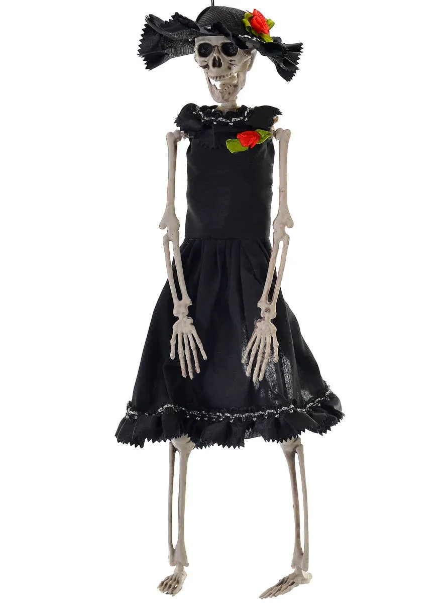 Day of the Dead Seorita 40cm Skeleton Halloween Decoration