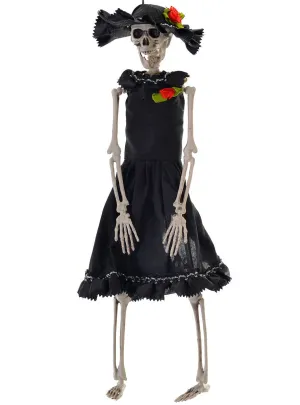 Day of the Dead Seorita 40cm Skeleton Halloween Decoration