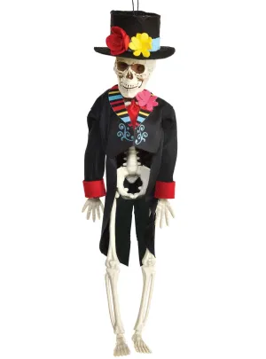 Day of the Dead Skeleton Groom Halloween Decoration
