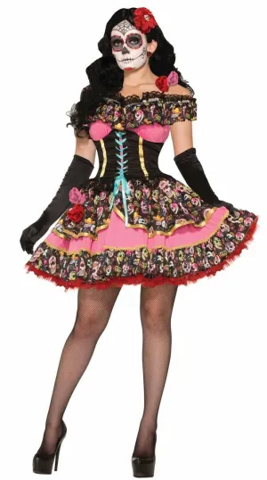 Day of the Dead Womens Senorita Costume