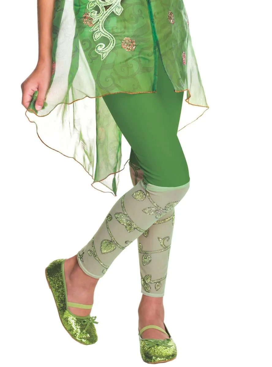 DC Super Hero Poison Ivy Girls Fancy Dress Costume