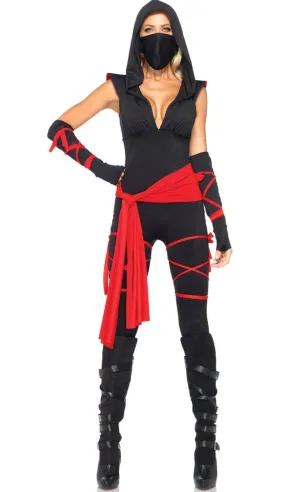 Deadly Ninja Womens Sexy Warrior Costume