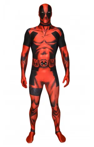 Deadpool Adults Superhero Morphsuit Costume