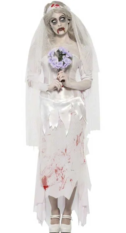 Death Do Us Part Womens Halloween Zombie Costume