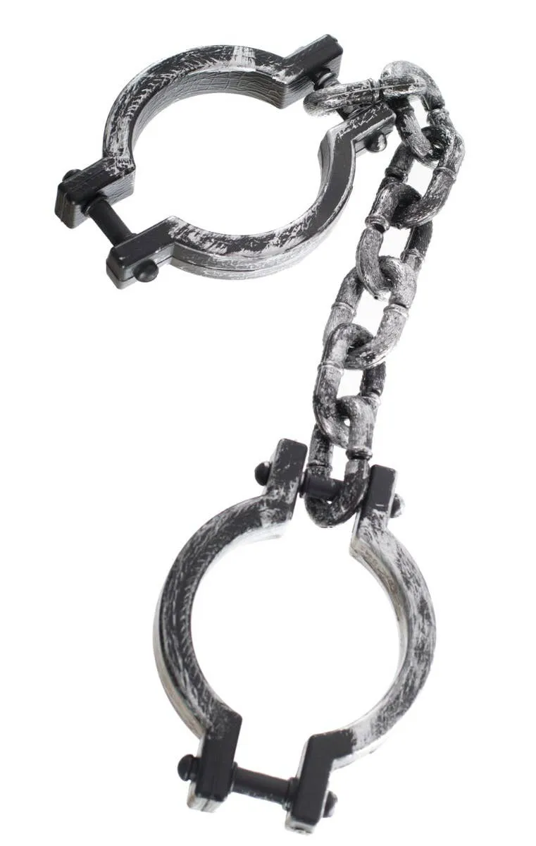 Death Row Ankle Shackles Costume Accessory