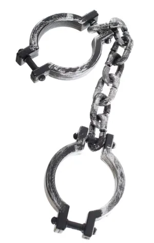 Death Row Ankle Shackles Costume Accessory