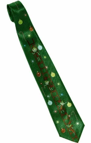 Decorating Elves Deluxe Adult Christmas Tie