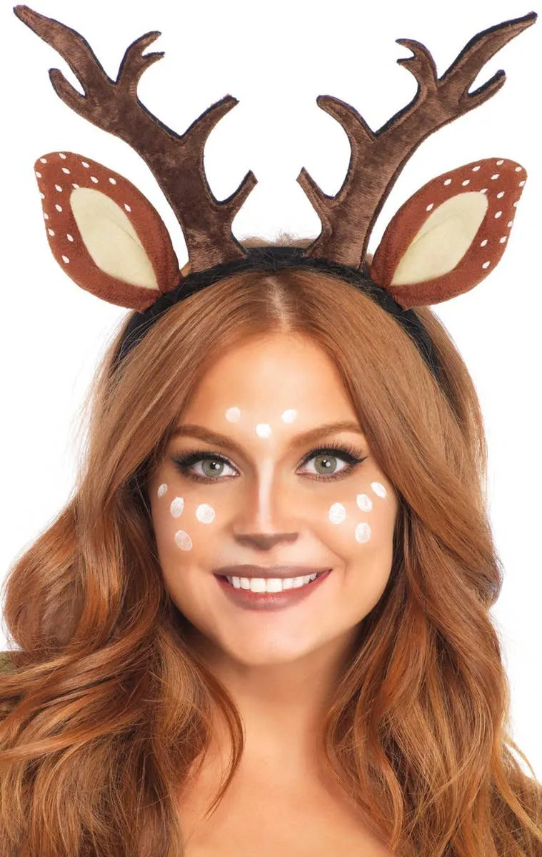 Deer Fawn Adults Antler Headband Costume Accessory