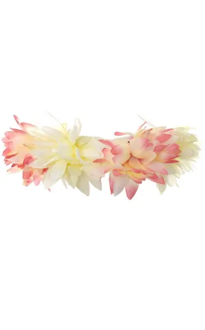 Delicate Pink and Cream Flower Crown Accessory