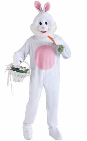 Deluxe Adults Easter Bunny Costume Jumpsuit