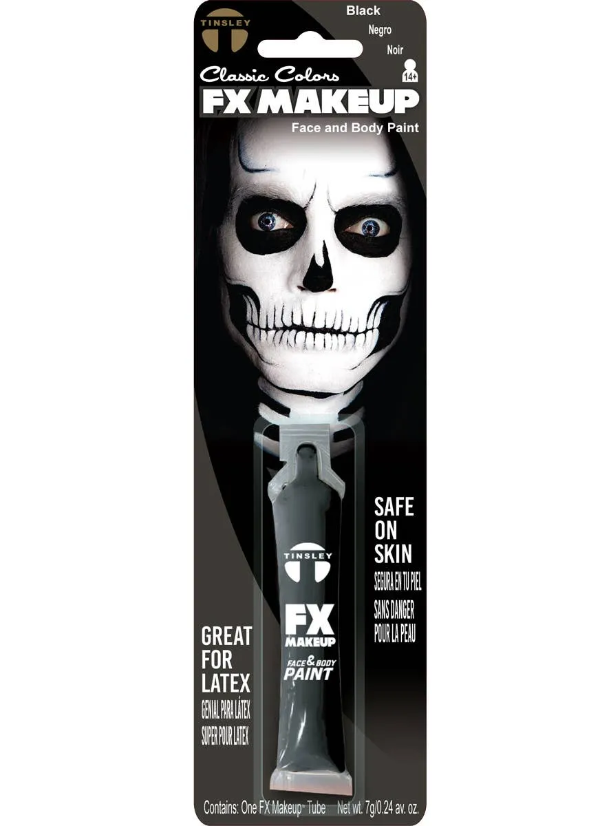 Deluxe Black Face and Body Paint Costume Makeup