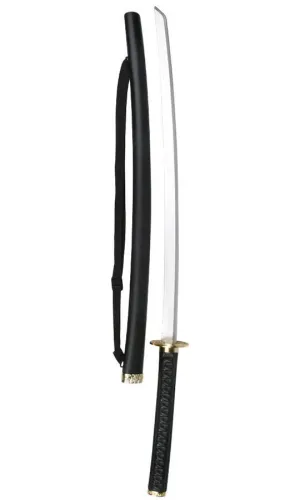 Deluxe Black Ninja Costume Sword and Sheath
