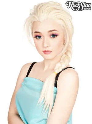 Deluxe Blonde Elsa Lace Front Womens Fashion Wig