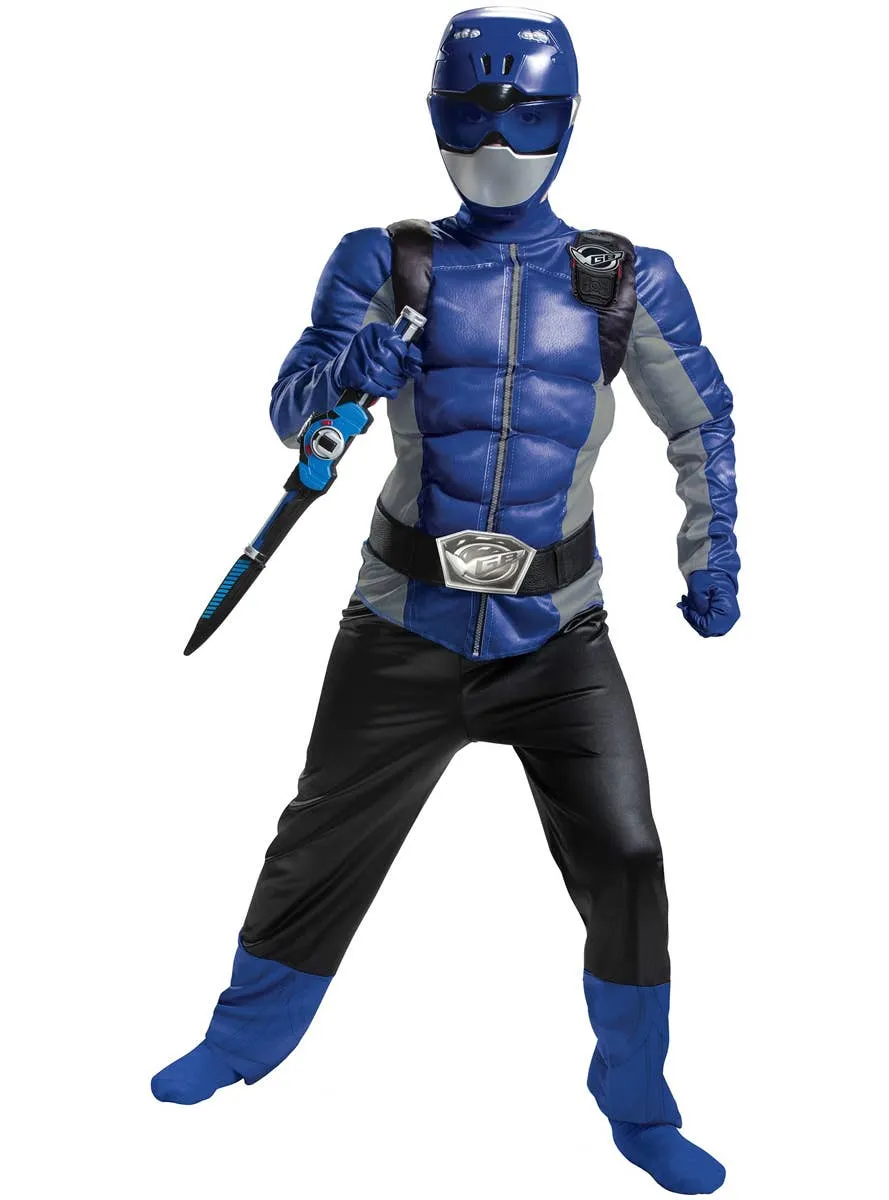 Deluxe Blue Power Rangers Beast Morpher Boys Costume