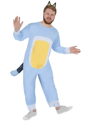 Deluxe Bluey Mens Bandit TV Character Costume
