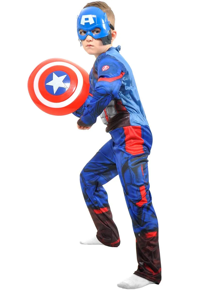 Deluxe Boys America Man Superhero Costume