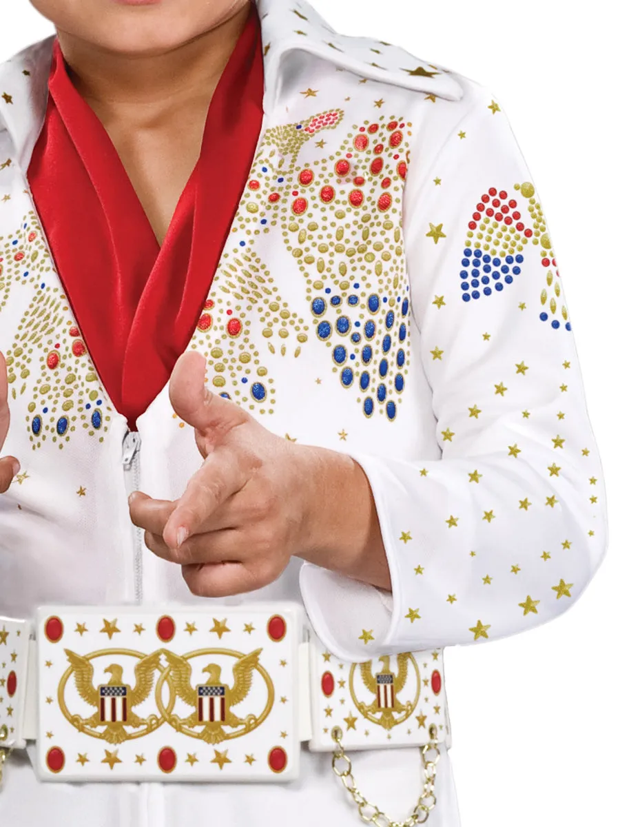 Deluxe Boys Elvis Presley Costume Jumpsuit