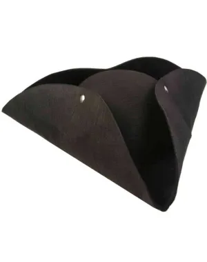 Deluxe Buccaneer Bounty Black Pirate Hat