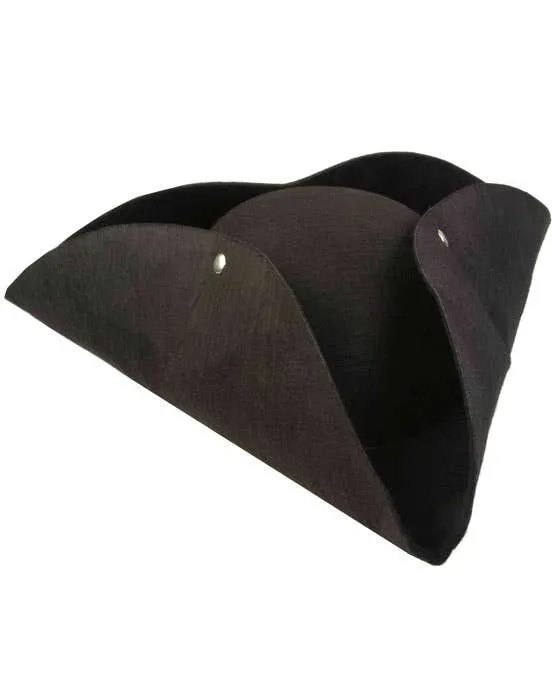Deluxe Buccaneer Bounty Black Pirate Hat