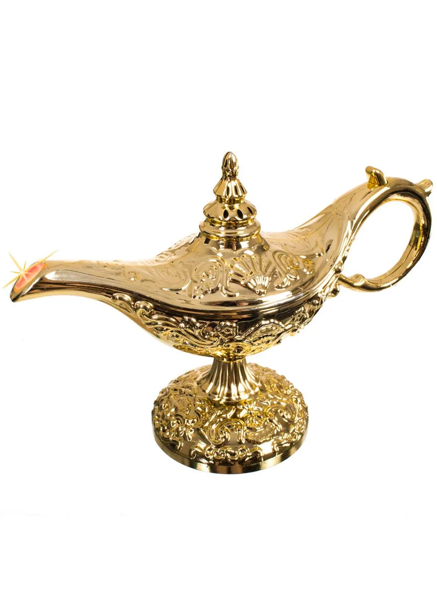 Deluxe Gold Genie Lamp with Light and Sound