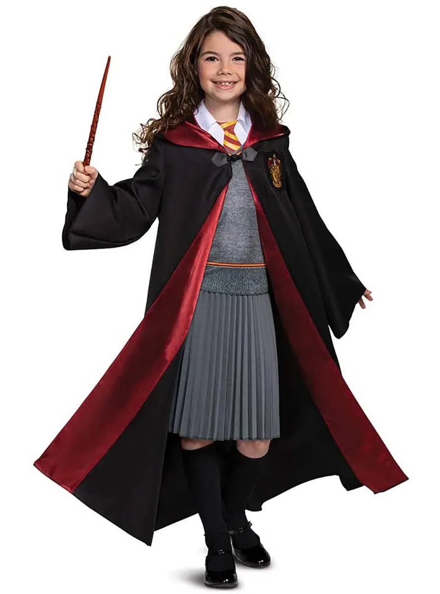 Deluxe Gryffindor Robe Girls Hermione Granger Costume