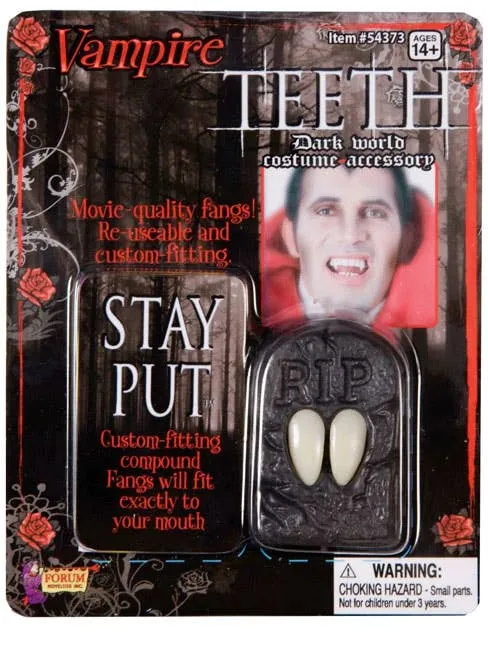 Deluxe Halloween Vampire Fangs