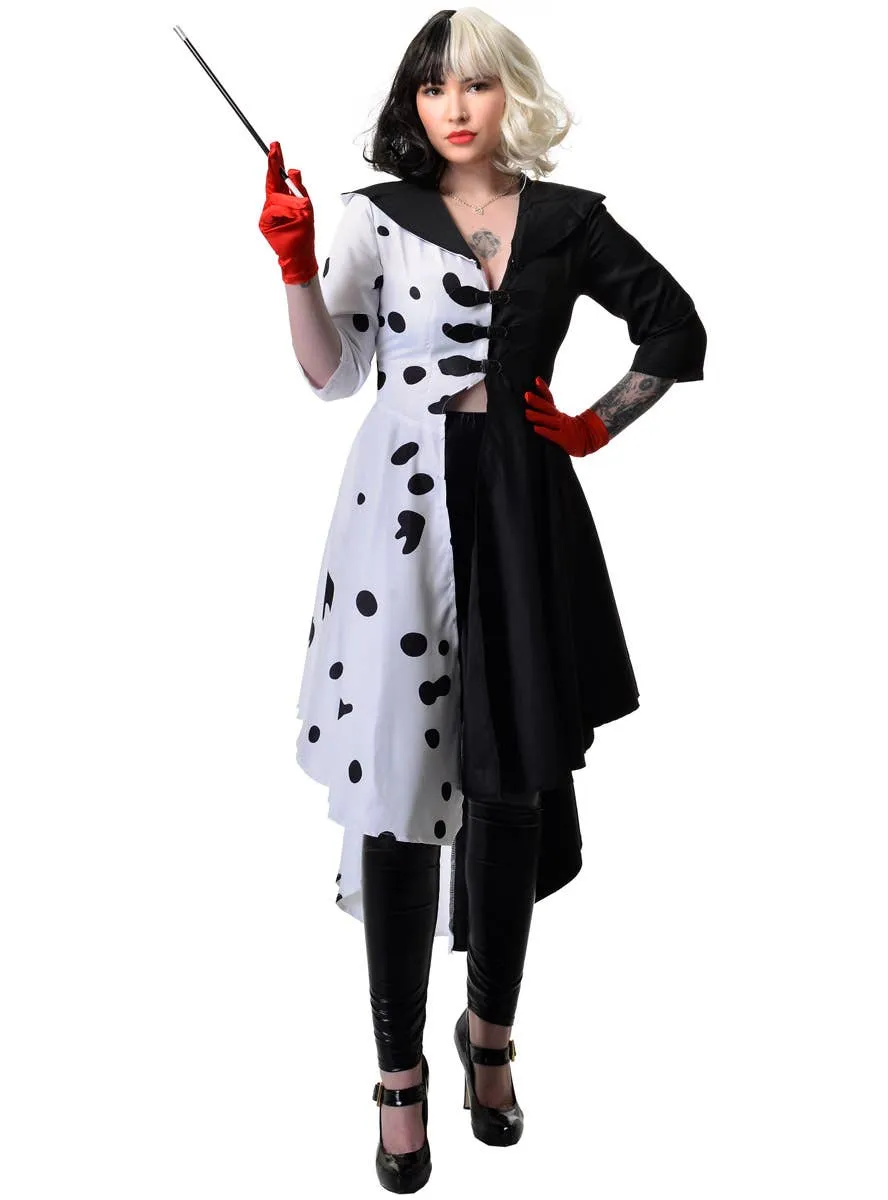 Deluxe Hooded Dalmatian Diva Womens Costume