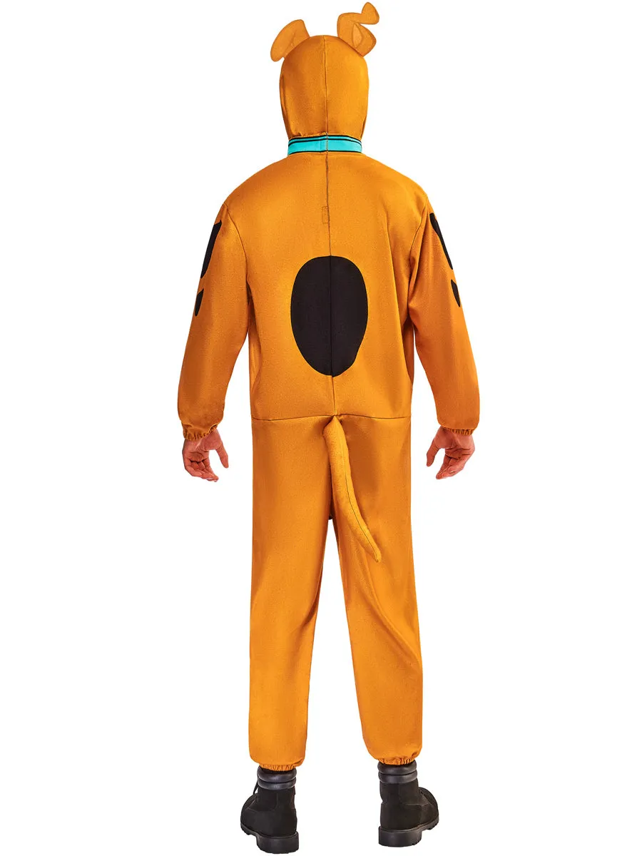 Deluxe Licensed Mens Scooby Doo Costume Jumpsuit