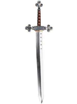 Deluxe Medieval Costume Sword with Jewelled Hilt