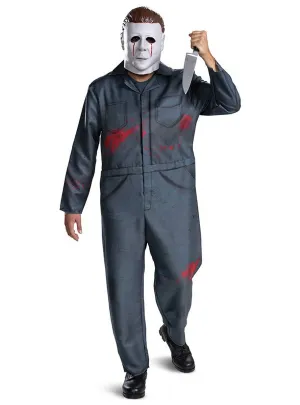Deluxe Mens Bloody Michael Myers Halloween Costume