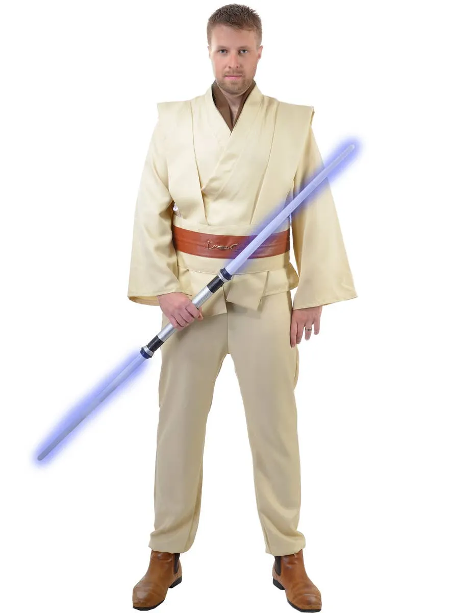Deluxe Mens Brown Space Warrior Fancy Dress Costume