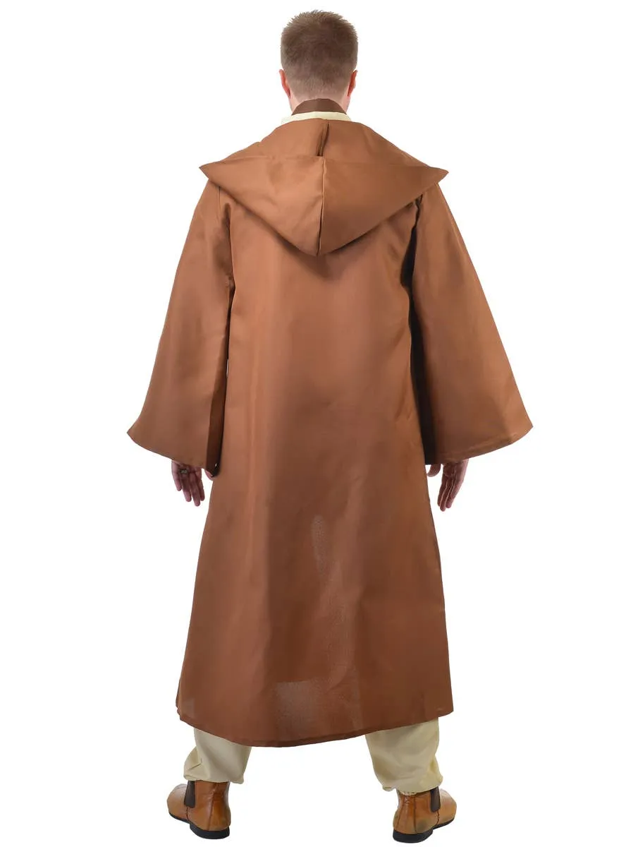 Deluxe Mens Brown Space Warrior Fancy Dress Costume