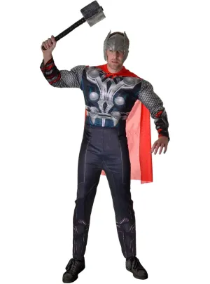 Deluxe Mens Norse Thunder God Superhero Costume
