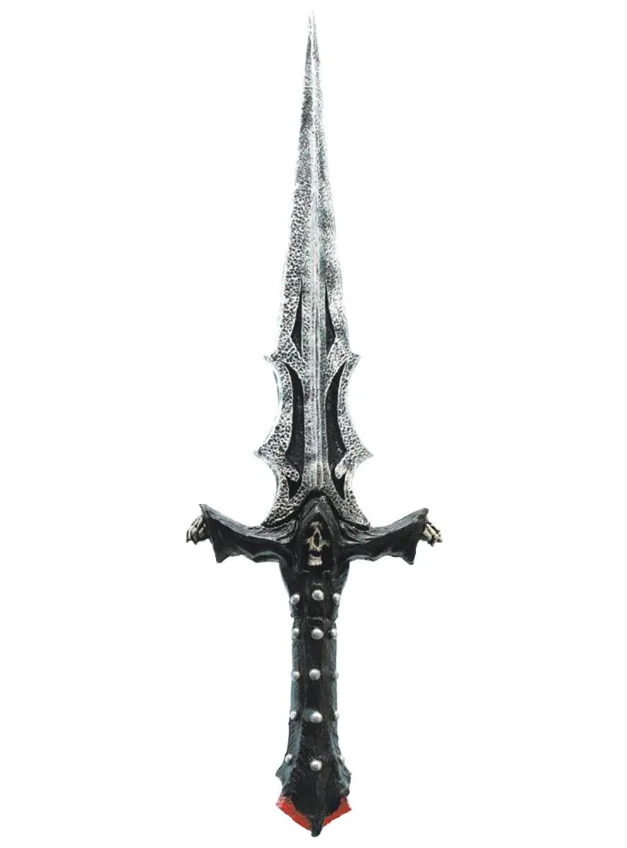 Deluxe Novelty Death's Silver Dagger Halloween Weapon