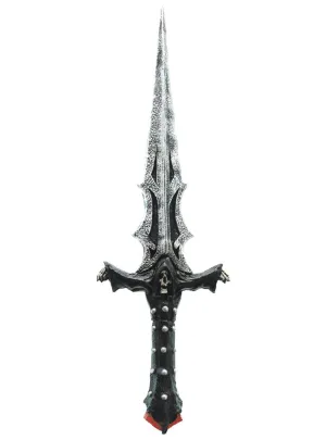 Deluxe Novelty Death's Silver Dagger Halloween Weapon