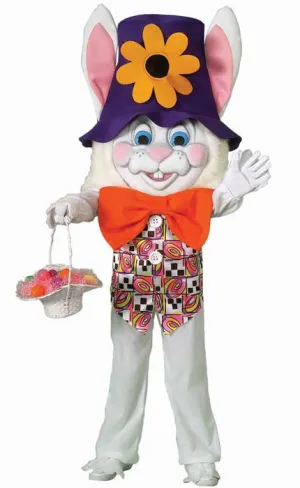 Deluxe Parade Mascot Adults Easter Bunny Costume