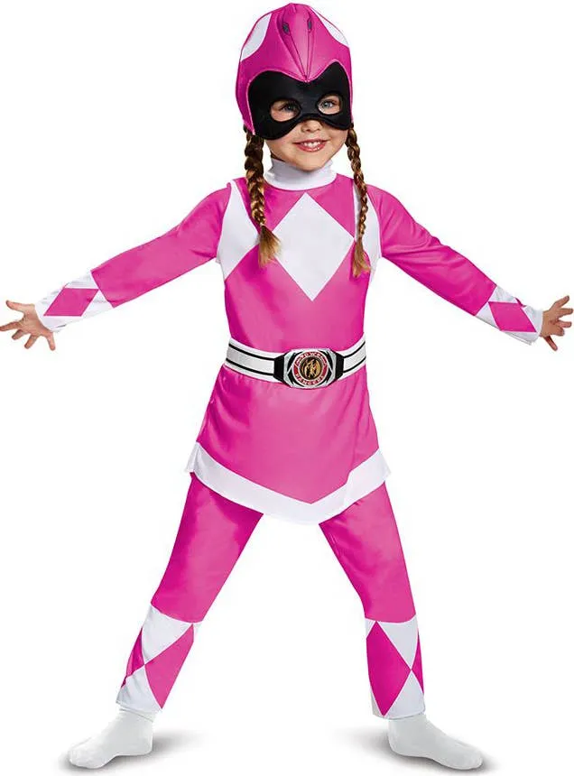 Deluxe Pink Power Ranger Toddler Girls Costume